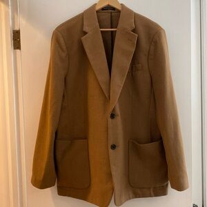 Never worn camel tailored blazer.